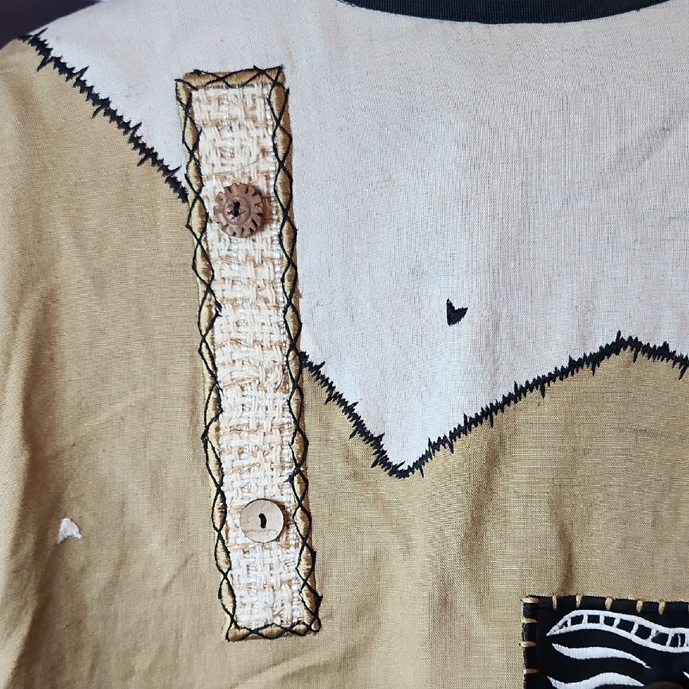 Allure | Vintage Patchwork 3d Button Wearable Art… - image 4